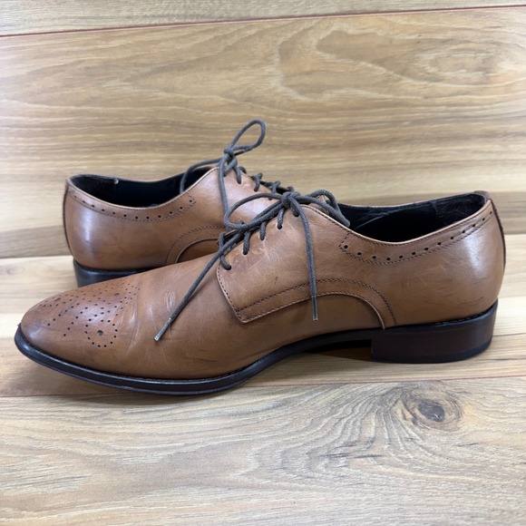 Too Boot New York Medallion Derby Dress Shoes Mens 11 Wedding Formal Business main image 11